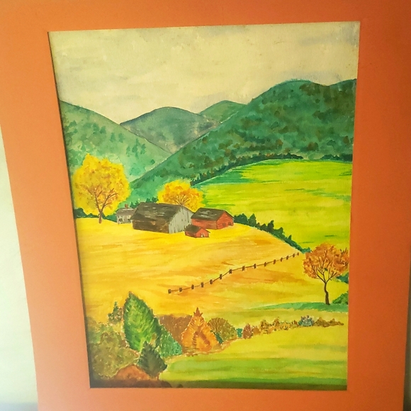 Watercolor "Fall Foliage in the Smoky Mountains" - Picture 1 of 1
